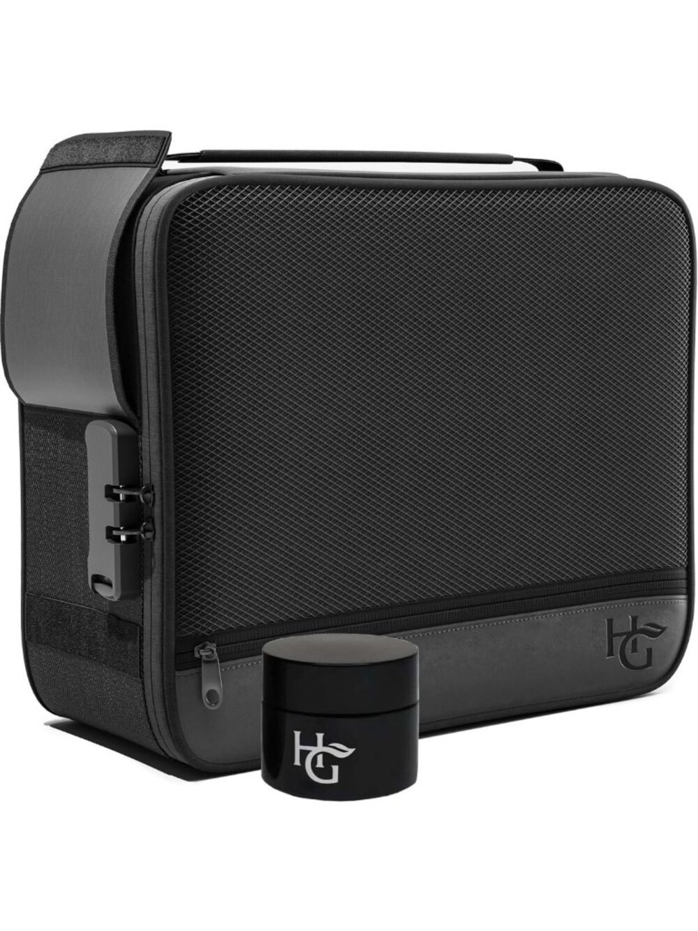 Herb Guard Large Smell Proof Bag & Case with Combination Lock (Holds Up to 3